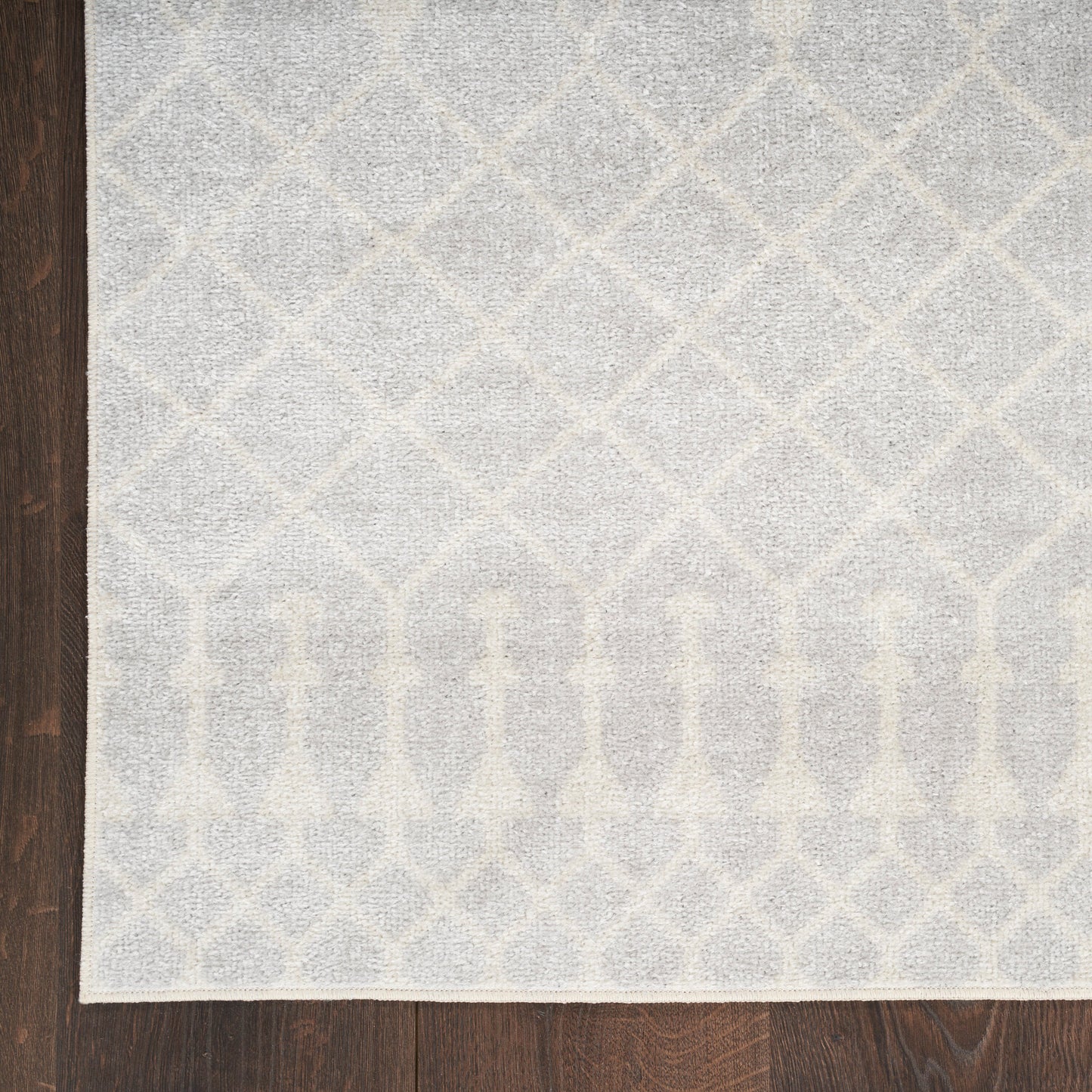 Astra Machine Washable Area Rug - Grey