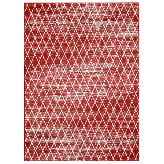 Sofia 481 Area Rugs Scarlett Red Rectangle 5-X-7