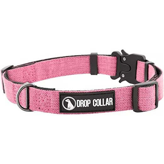Drop Collar Natural Material Easy One Click Adjustable Dog Collar