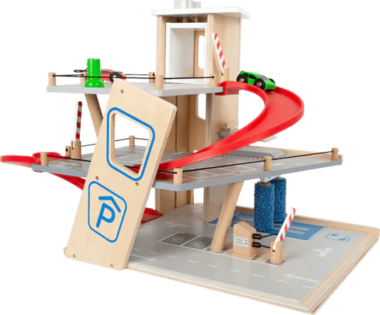 Premium Wooden Car Park For Children