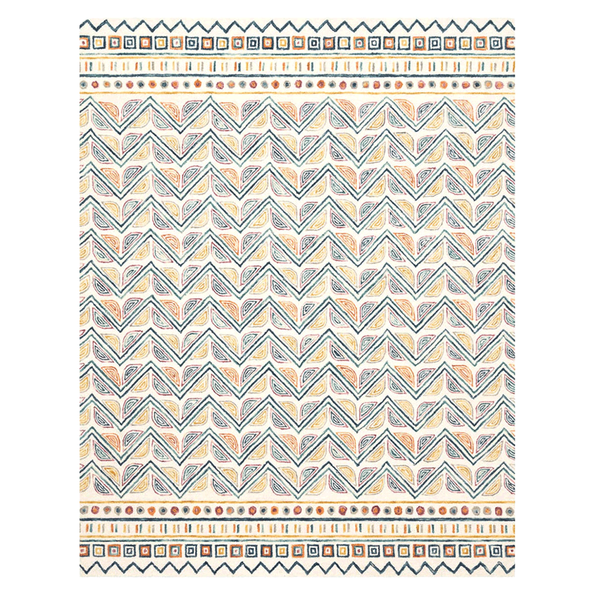 Priti Multi Ivory Rug by Justina Blakeney® X Loloi 2'-3" x 3'-9" Loloi Rugs Rugs