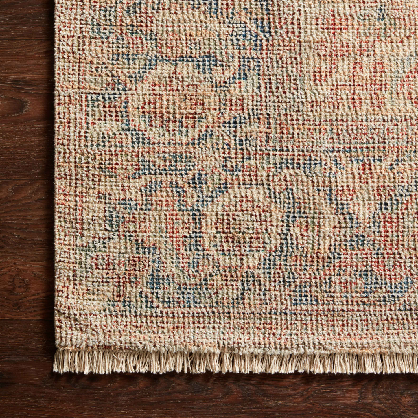 Priya Brick / Navy Area Rug