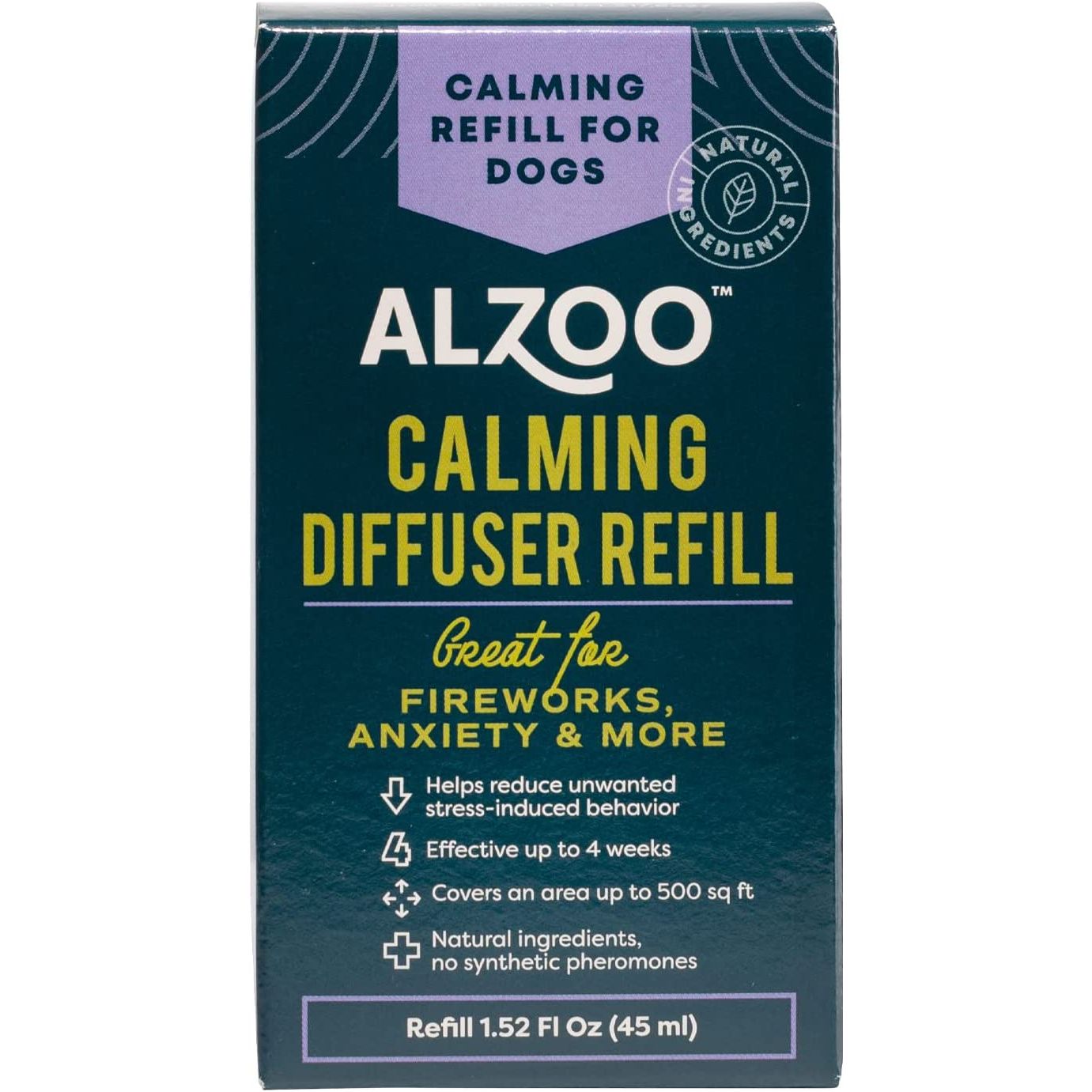 ALZOO All Natural Calming Diffuser Refill for Dogs