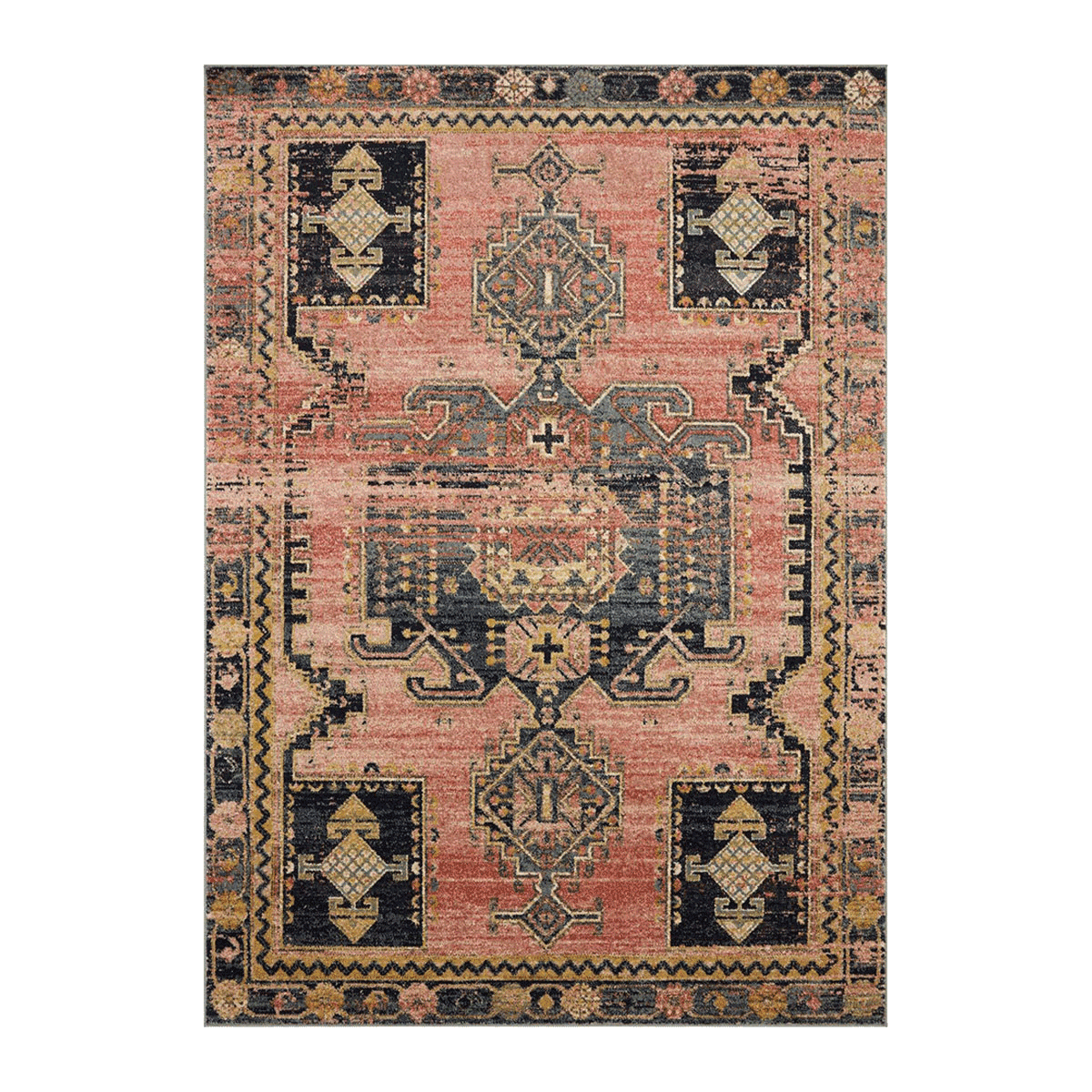 Rose Rug 18" x 18" Sample Loloi Rugs Rugs