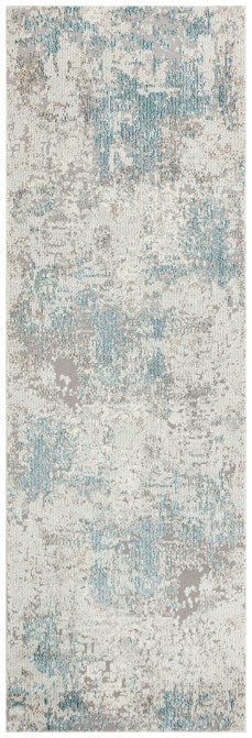 Rossa Ros03 Teal Runner Rug