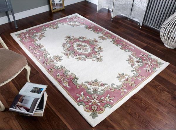Royal Cream Rose Rug