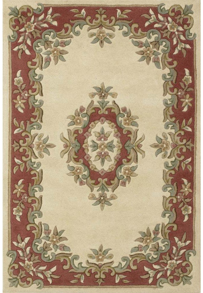 Royal Cream Rose Rug