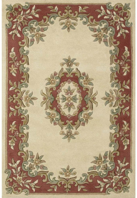 Royal Cream Rose Rug