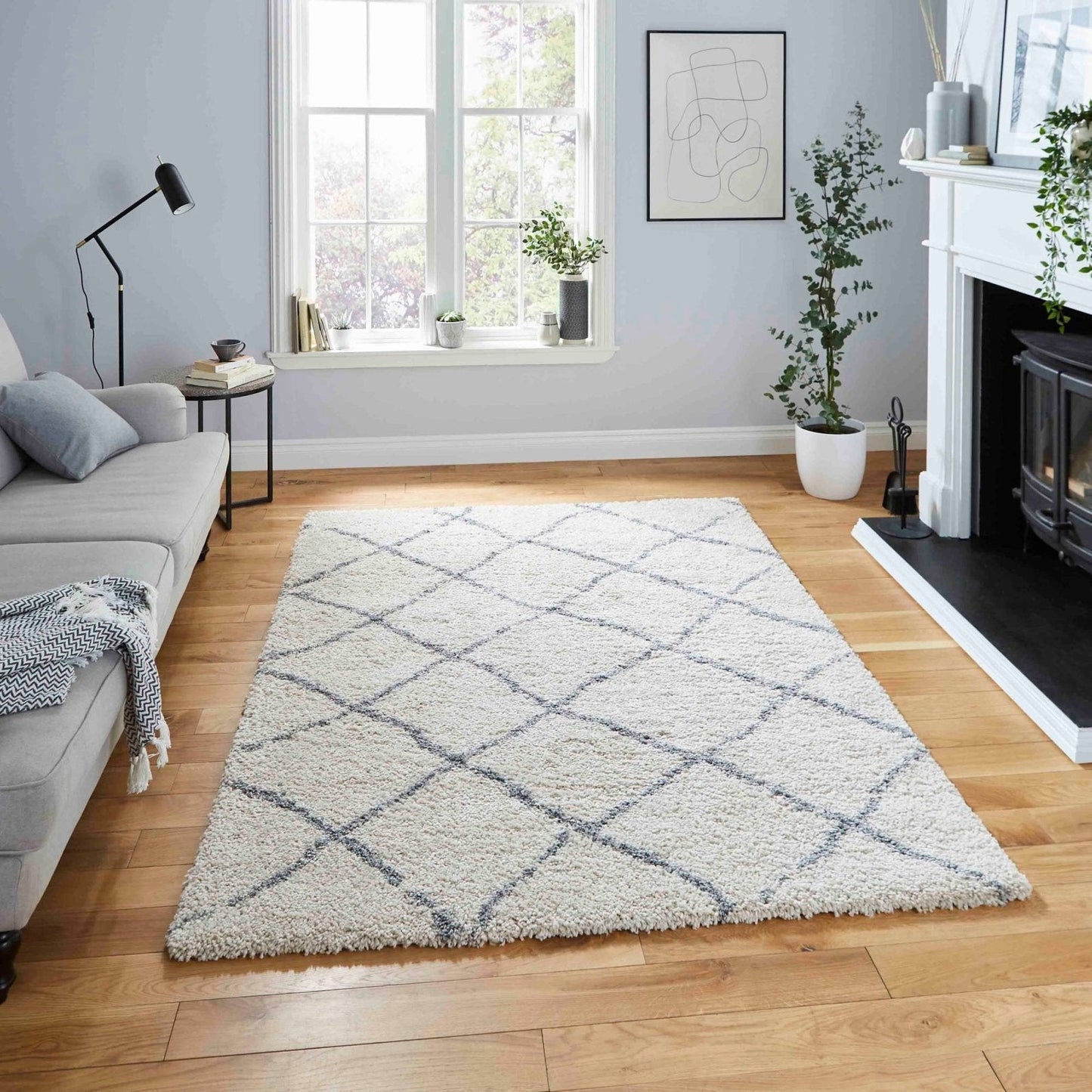 Scandi Berber G257 Cream/Grey Rug