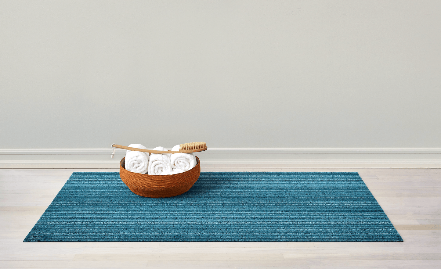 Skinny Stripe Shag Rug