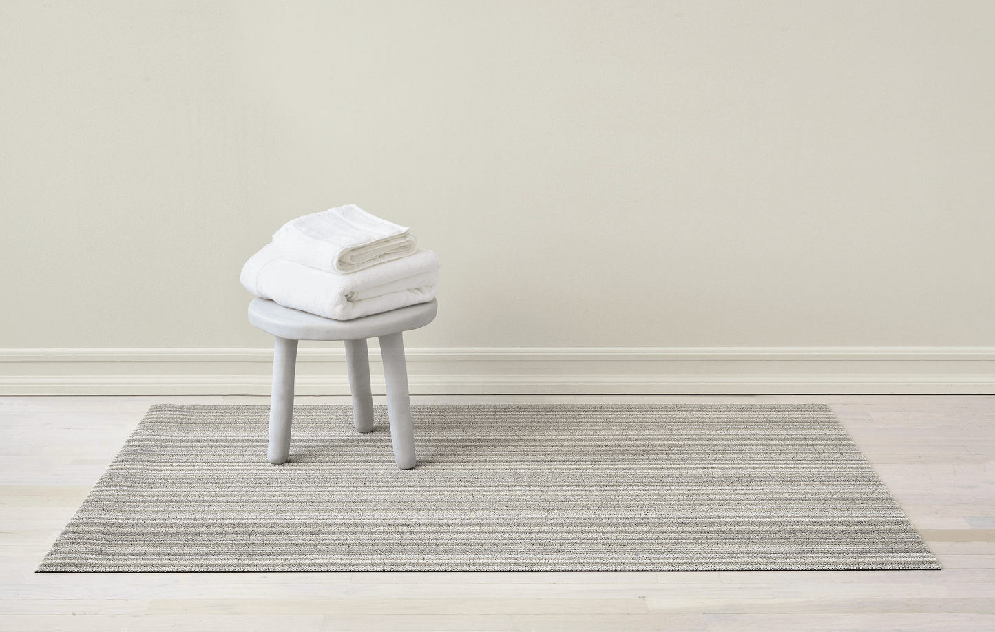 Skinny Stripe Shag Rug