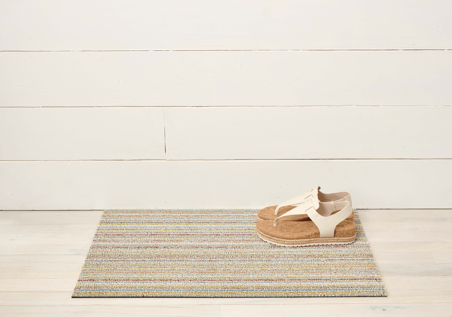 Skinny Stripe Shag Rug