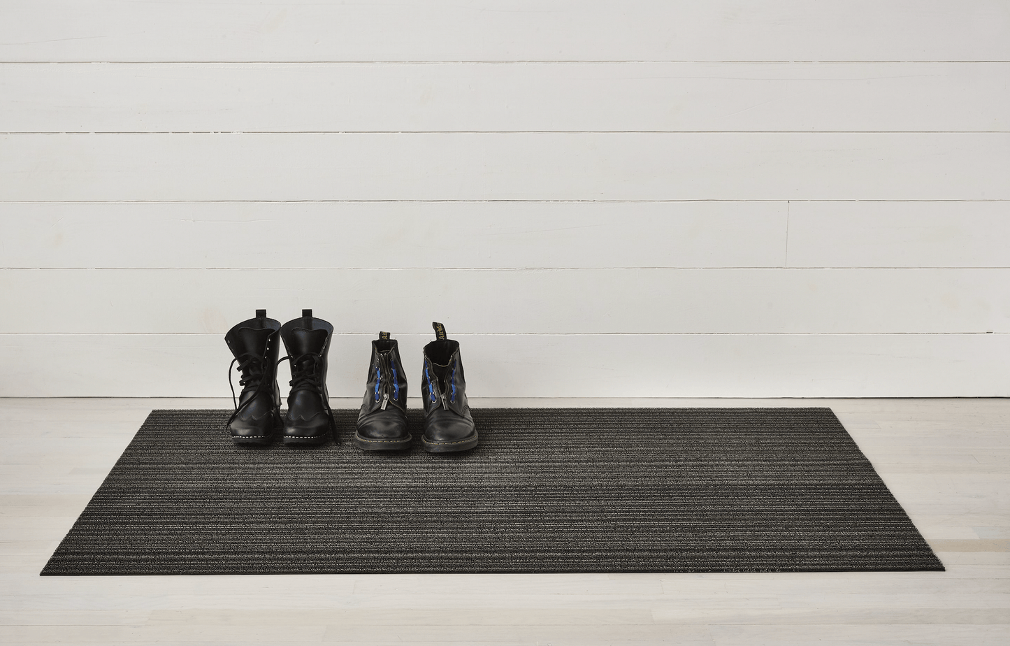 Skinny Stripe Shag Rug