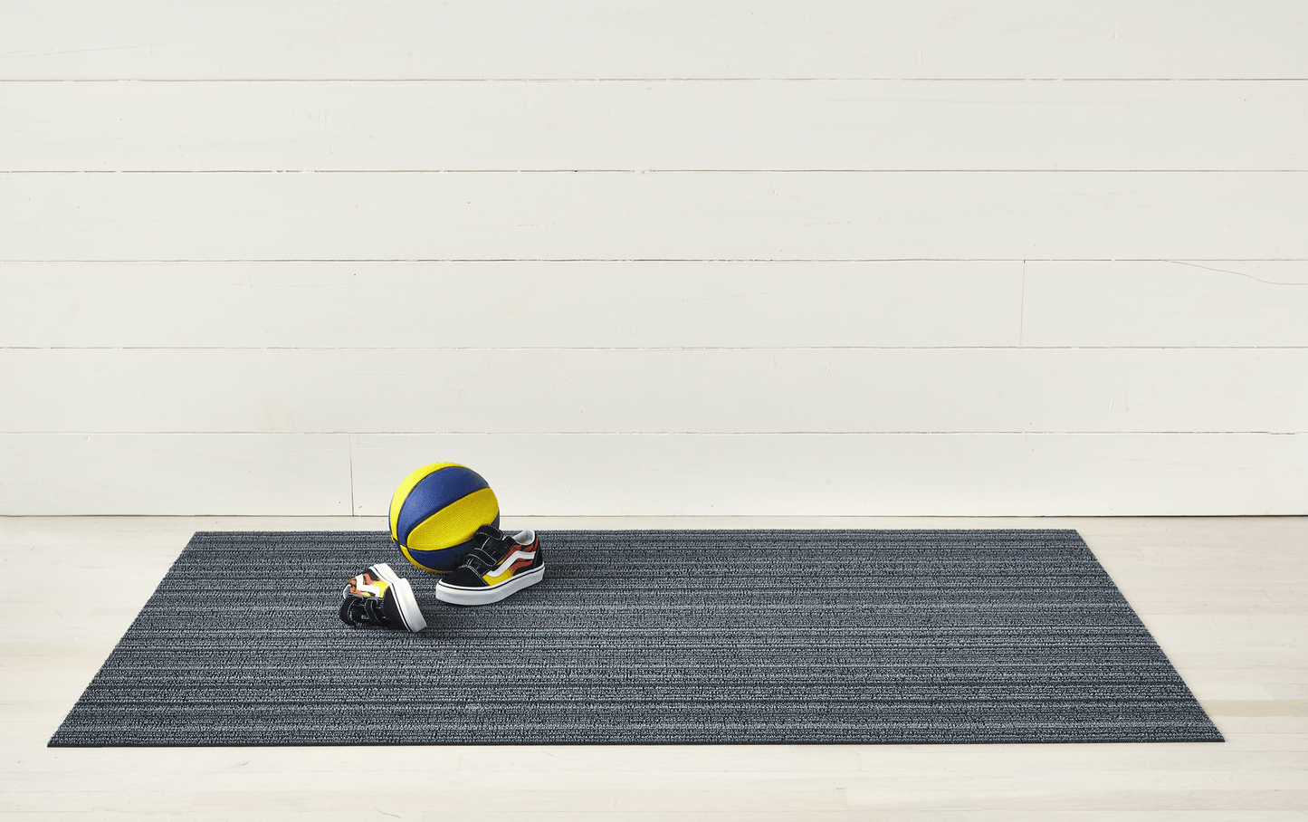 Skinny Stripe Shag Rug