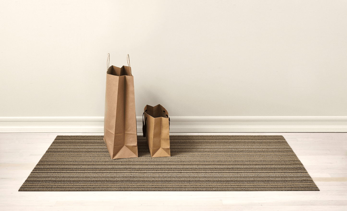 Skinny Stripe Shag Rug