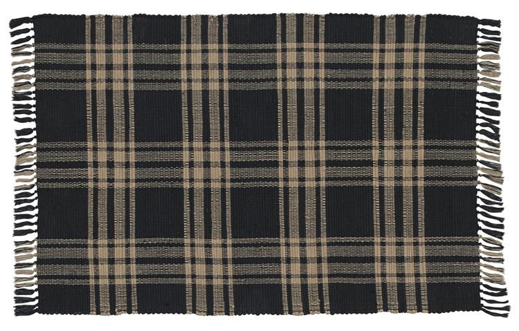 Sturbridge Black Rectangle Rug 36x60"