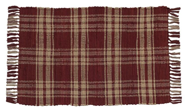 Sturbridge Wine Rectangle Rug 24x42"