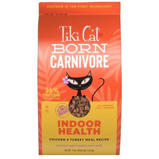 Tiki Cat - Born Carnivore Indoor Health Chicken & Turkey Recipe 3lbs