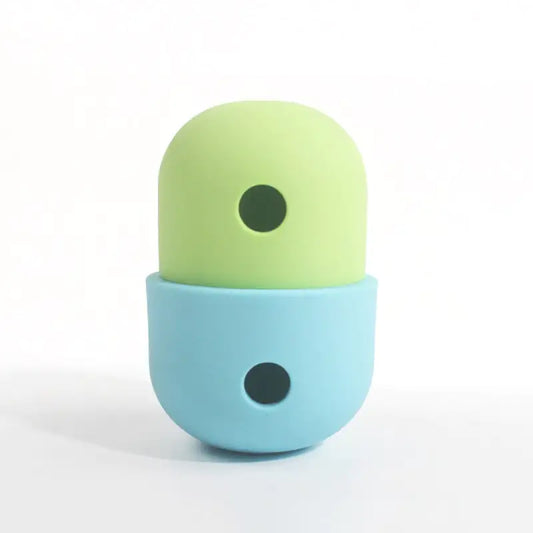 Pet Food Toy Green and Blue