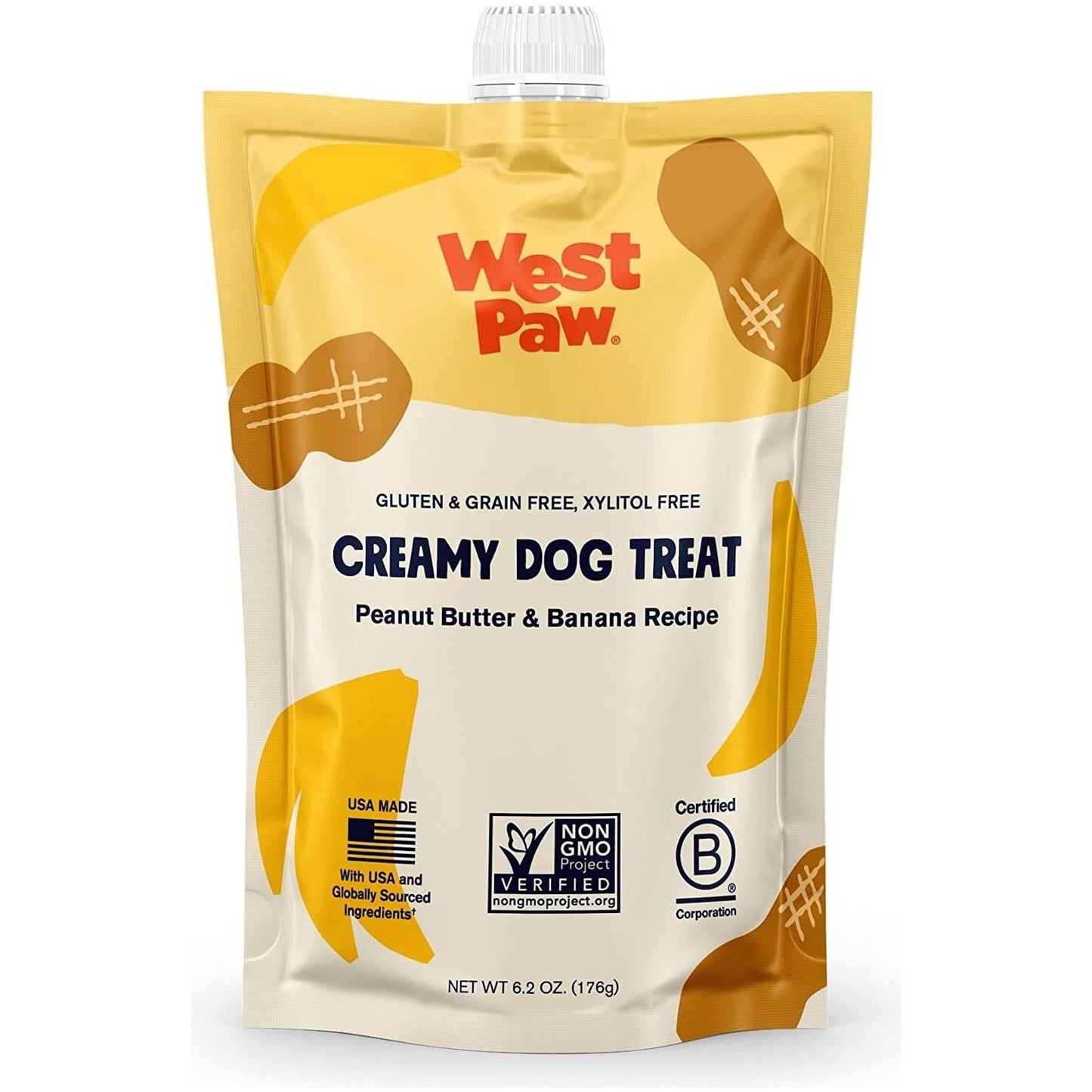 West Paw Creamy Dog Treats 6.2 oz