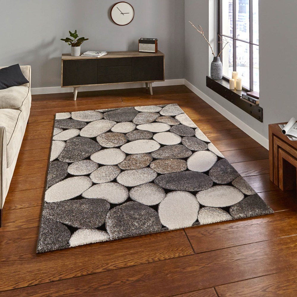 Woodland 2099 - Cream / Grey Rug